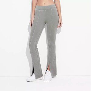 High-Waisted Ribbed Flare Leggings | Wild Fable